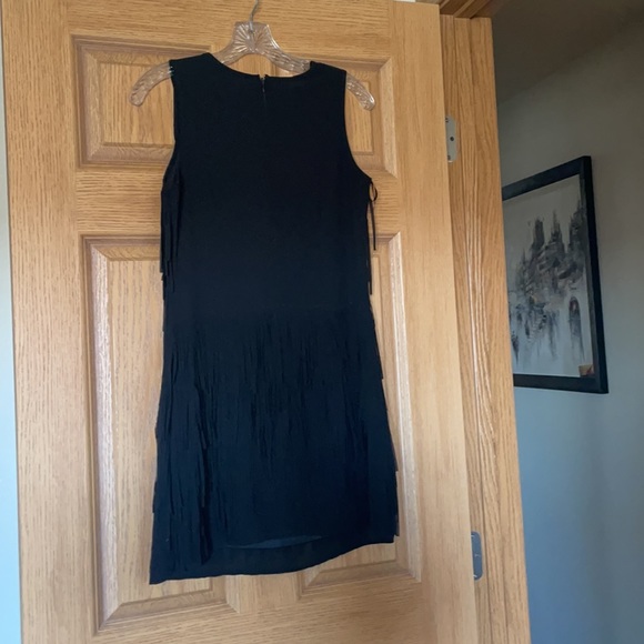 Black party fringe dress - Picture 2 of 5